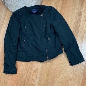 Madewell Coat Sidecar Biker Jacket Black 47